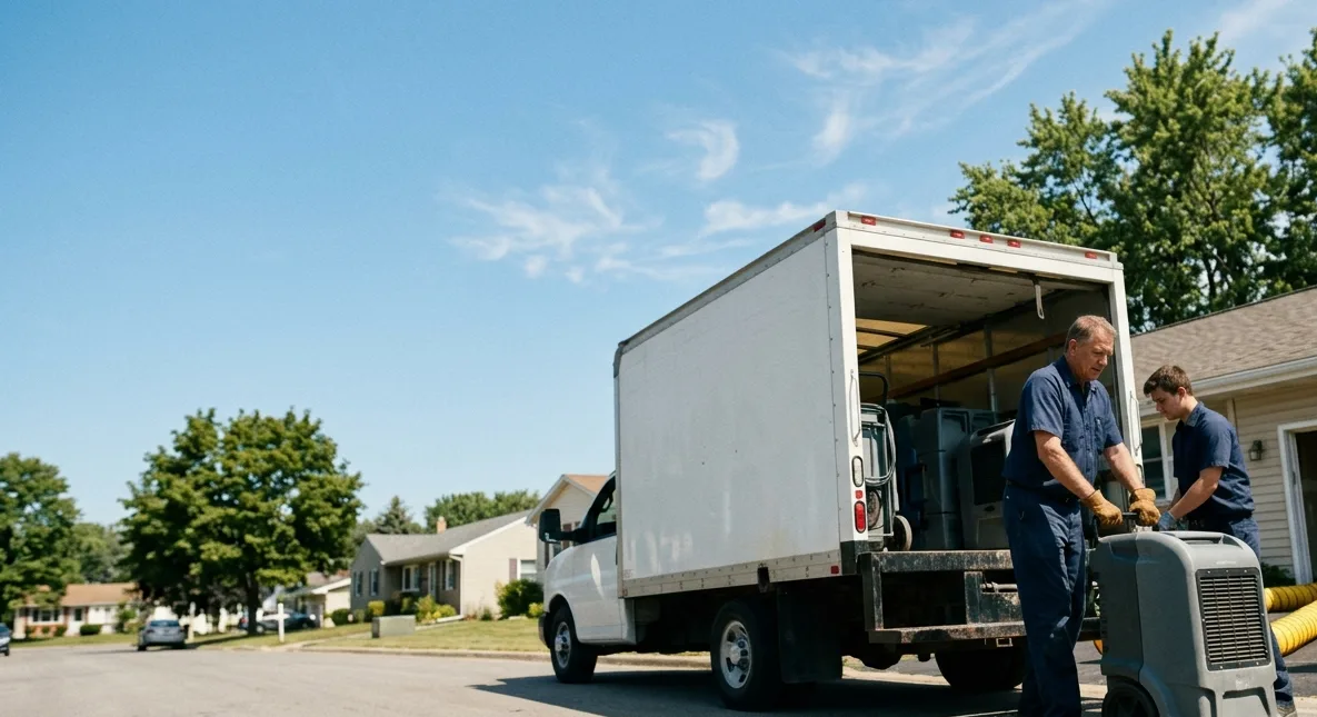 Water Damage Cleanup in Schnellville, IN near me